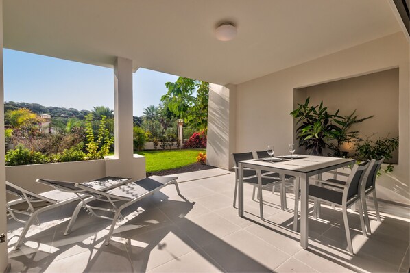 Spacious and peaceful terrace