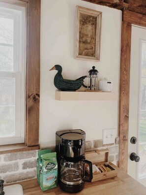 Our coffee & tea nook.