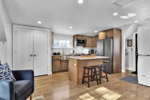 Kitchen and storage closet