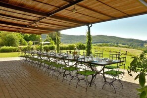 Private terrace for al fresco dining