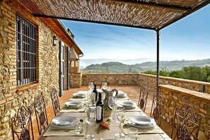 Large private terrace