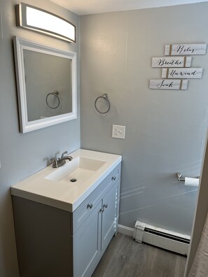 Newly renovated bathroom