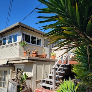 This is the cottage. It's very private, completely detached from the main house.