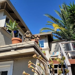 Cottage is raised above the house. So, no one can see in the windows. Private!