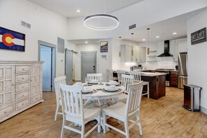 Dining Area With Custom Round Table