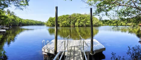 Water view from the dock