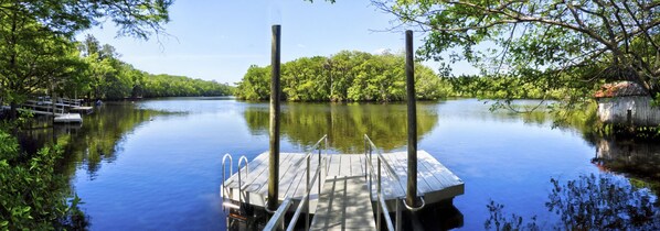 Water view from the dock