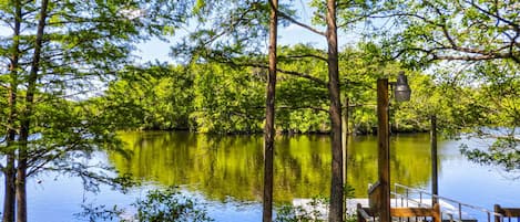 Water view on a sunny day