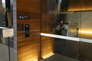 Interior entrance