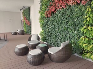 Sala de estar en el lobby
