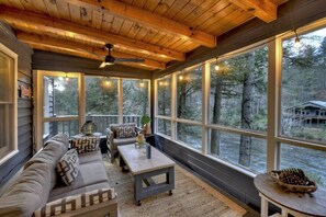Main level screened in porch