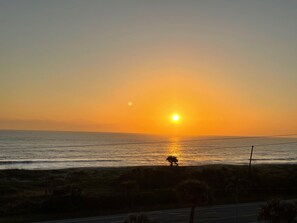 Sunrise from balcony