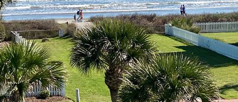 Vue sur la plage/l’océan