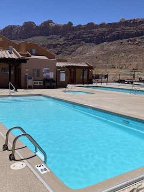 Shared pools and shared hot tub