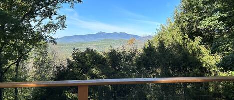 Gorgeous view of Mt. Chocorua from deck.