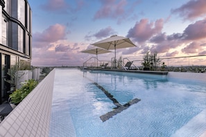 Rooftop pool