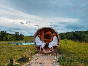 Sauna Onsite ask about our Dec Jan promo complimentary sauna session
