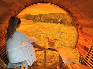 Sauna ask about your complimentary reservation winter promo