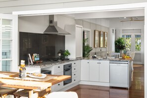 Cook up a storm in your fully equipped kitchen.