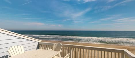 Enjoy the unbeatable view from the private deck