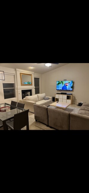 Spacious LUX living room. All newly renovated