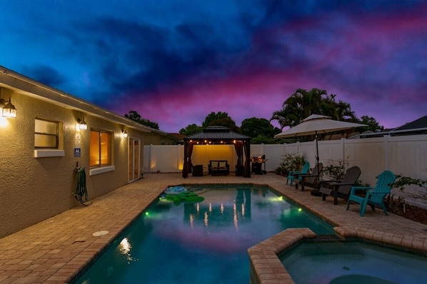 Take a much needed break and escape to the pool! Remind yourself that everything will be ok with a dip or two