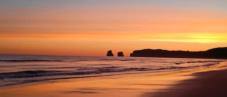 la grande plage d'Hendaye 