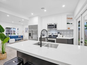 Beautiful kitchen with modern appliances