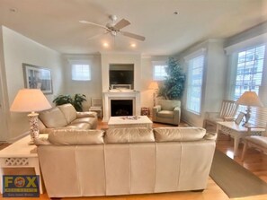 Family room from kitchen
