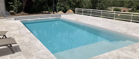 Piscine de 8x4 m chauffée