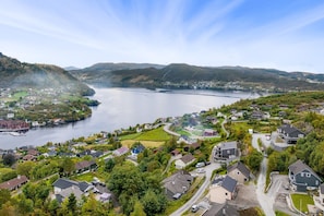 Stunning views over the mountains and fjord