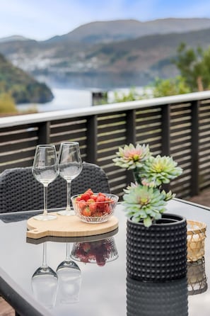 Dine Al fresco and enjoy the views