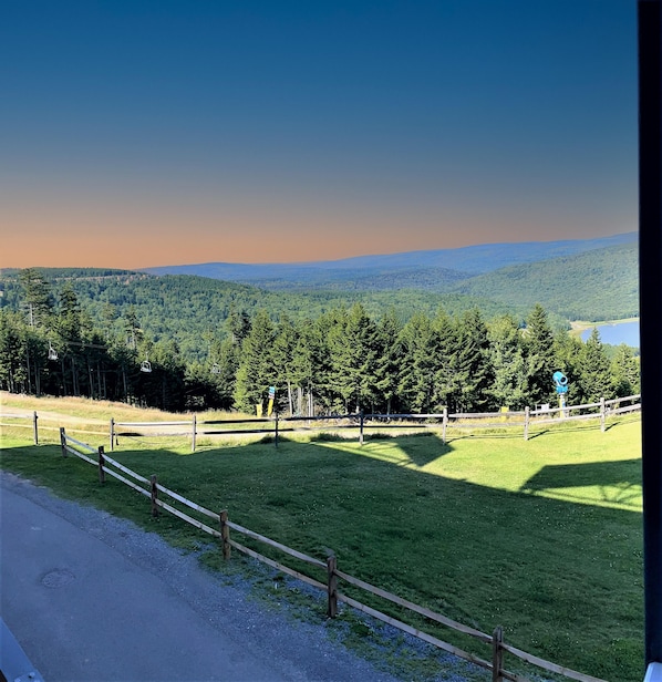 Blick von der Unterkunft