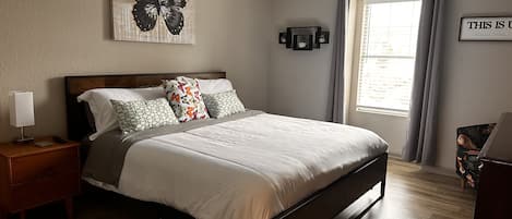 Comfortable king size bed