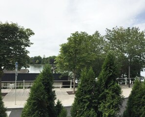 Vue sur l'Allier depuis la porte fenêtre