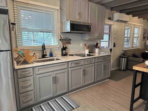 Enjoy a fully stocked kitchen with all the basics and more!