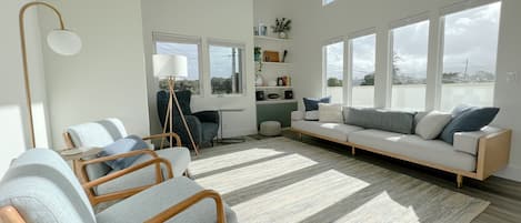 Upstairs living room. 