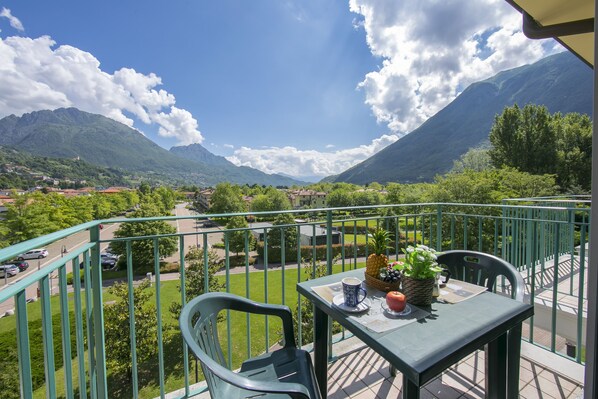 Mountain view from the balcony
