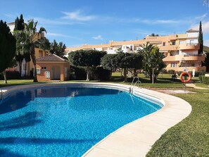 piscine et jardin