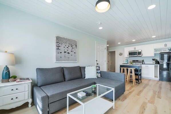 Embrace the cozy vibes in the living space