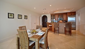 Kitchen and dining room