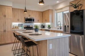 Fully loaded kitchen with high end finishes