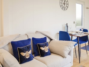 Living area | Lime Tree Lodge - Farm Holidays, Castle Douglas