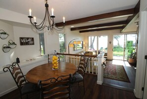 from kitchen looking to lake