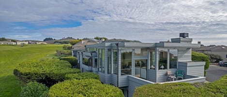 View of house from golf course