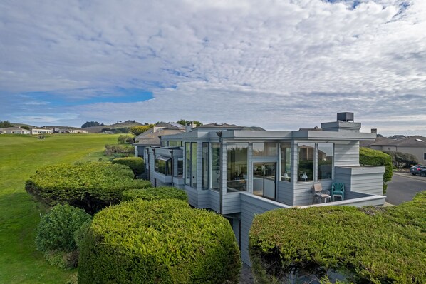 View of house from golf course