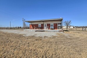 Cabin Exterior | Pet Friendly w/ Fee | Farm Animals | Tranquil Setting