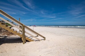 Soft white sand awaits you at beautiful Crescent Beach!