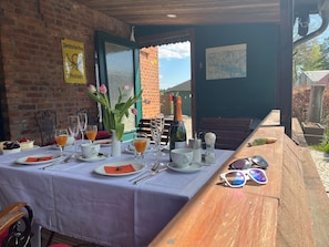 Terrasse am Haupthaus