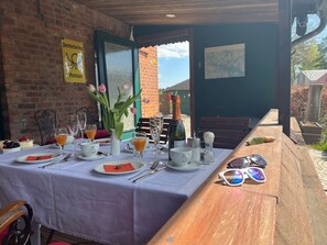 Terrasse am Haupthaus